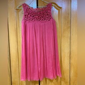 Rohit Ghandi + Rahul Khanna for Anthropologie coral sleeveless dress. Size 0